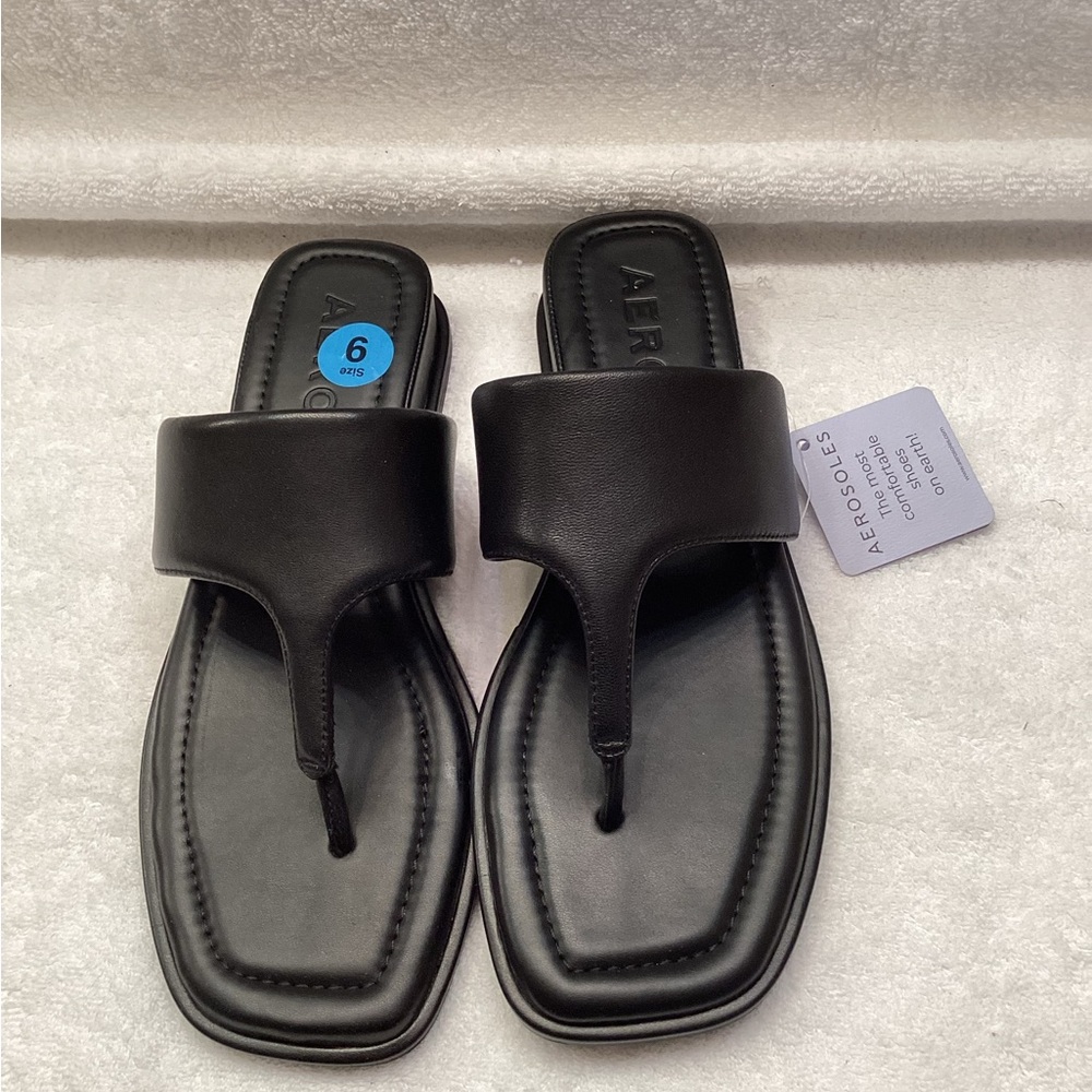 Aerosoles Women’s Barry Black Slide Sandals